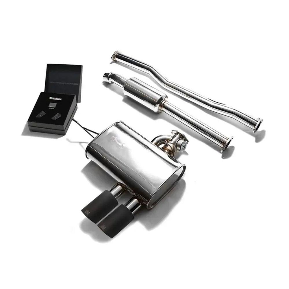 Armytrix Stainless Steel Valvetronic Catback Exhaust System with Dual Exhaust Tips | 2015-2020 Mini Cooper S F55 (MNF55-DC11)-C-Dub Tech