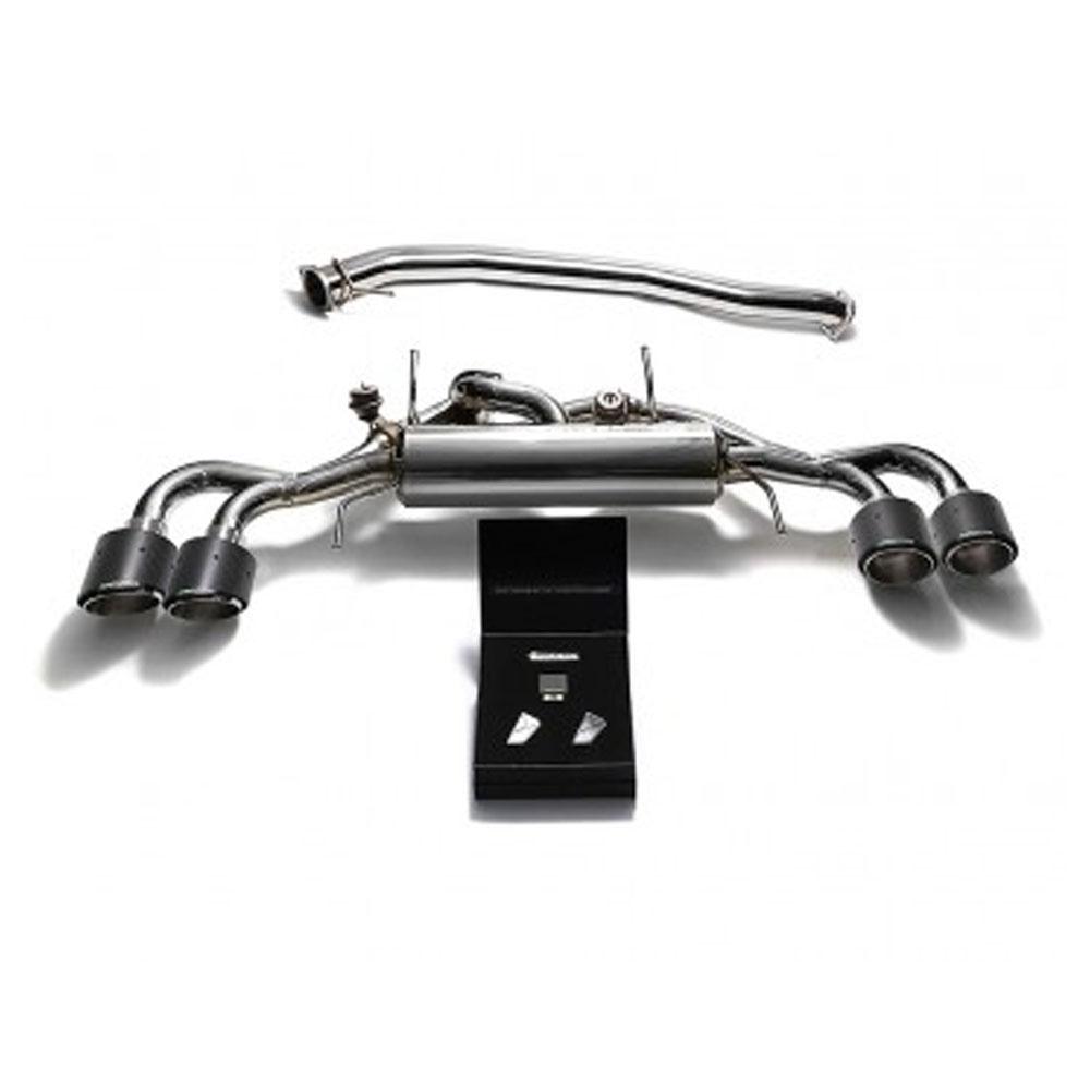 Armytrix Stainless Steel Valvetronic Catback Exhaust 102mm System | 2009-2021 Nissan GT-R R35 (NI35S-BF NI35S-BQC47)-C-Dub Tech