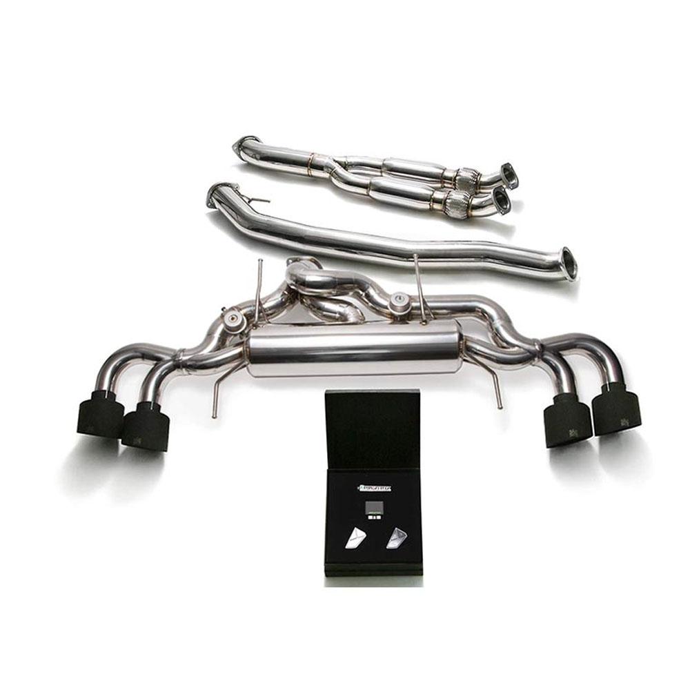 Armytrix Stainless Steel Valvetronic Catback Exhaust 102mm System | 2009-2021 Nissan GT-R R35 (NI35S-BF NI35S-BQC47)-C-Dub Tech