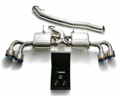 Armytrix Stainless 102mm Valvetronic Cat-Back | 2009-2017 Nissan GT-R (NI35S-BQS12B)-C-Dub Tech