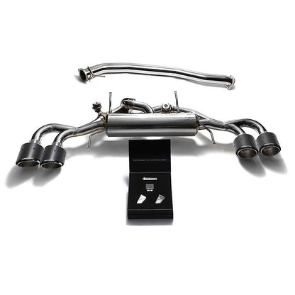 Armytrix Stainless Steel Valvetronic Catback Exhaust 90mm System with Quad Exhaust Tips | 2009-2019 Nissan GT-R R35 (NI35S-QC47)-C-Dub Tech