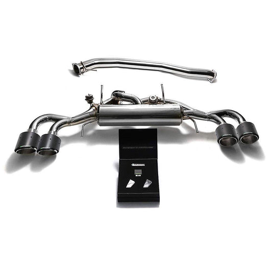 Armytrix Stainless Steel Valvetronic Catback Exhaust 90mm System with Quad Exhaust Tips | 2009-2019 Nissan GT-R R35 (NI35S-QC47)-C-Dub Tech