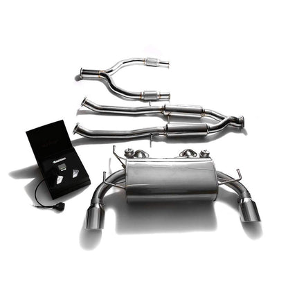 Armytrix Stainless Steel Valvetronic Catback Exhaust with Dual Exhaust Tips | 2009-2020 Nissan 370Z (NIZ37-DS13B)-C-Dub Tech