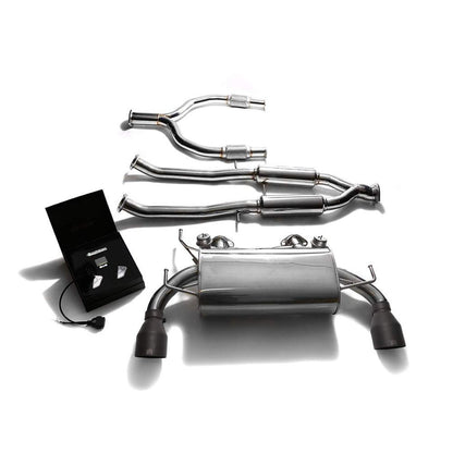 Armytrix Stainless Steel Valvetronic Catback Exhaust with Dual Exhaust Tips | 2009-2020 Nissan 370Z (NIZ37-DS13B)-C-Dub Tech