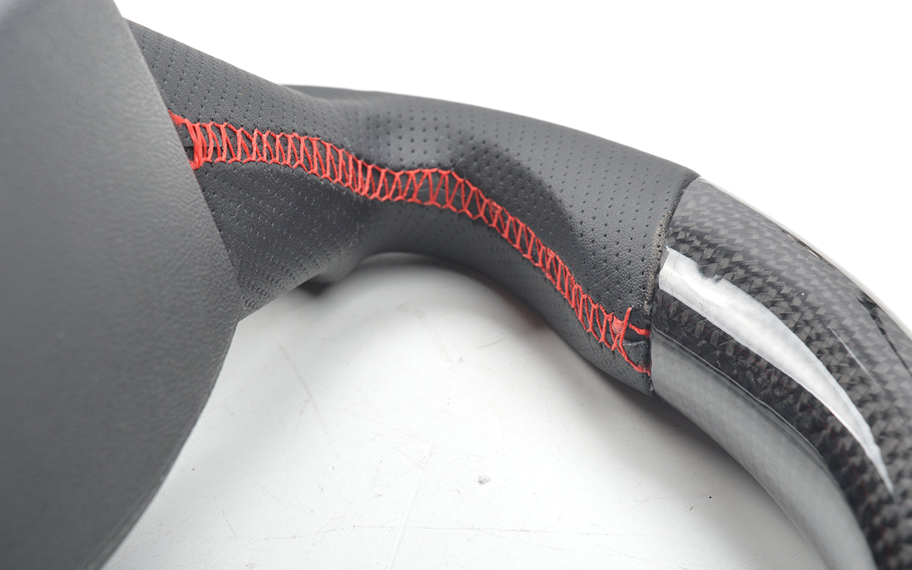 Audi A3 | A4 | A5 | A6 | A7 | A8 | Q3 4 Spoke OEM Upgraded Customized Steering Wheel 2013-2016-C-Dub Tech