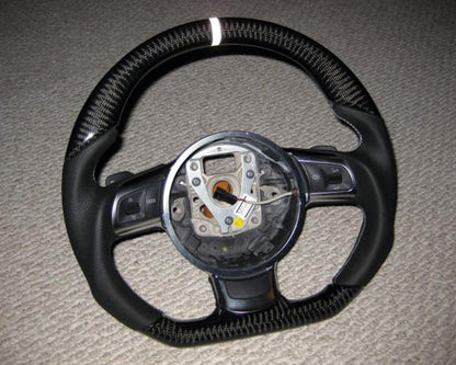 Audi R8 | TT RS OEM Upgraded Customized Steering Wheel 2009-2015-C-Dub Tech