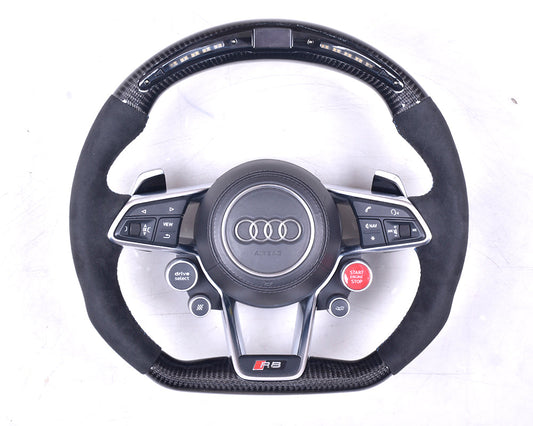 Audi R8 Coupe | Spyder | V10 Plus OEM Upgraded Customized Steering Wheel 2016-2020-C-Dub Tech