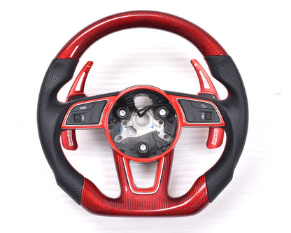 Audi A3 | A4 | A5 | S3 | RS3 | S4 | RS4 | S5 | RS5 S-Line OEM Upgraded Customized Steering Wheel 2017-2020-C-Dub Tech