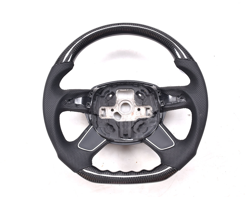 Audi A3 | A4 | A5 | A6 | A7 | A8 | Q3 4 Spoke OEM Upgraded Customized Steering Wheel 2013-2016-C-Dub Tech