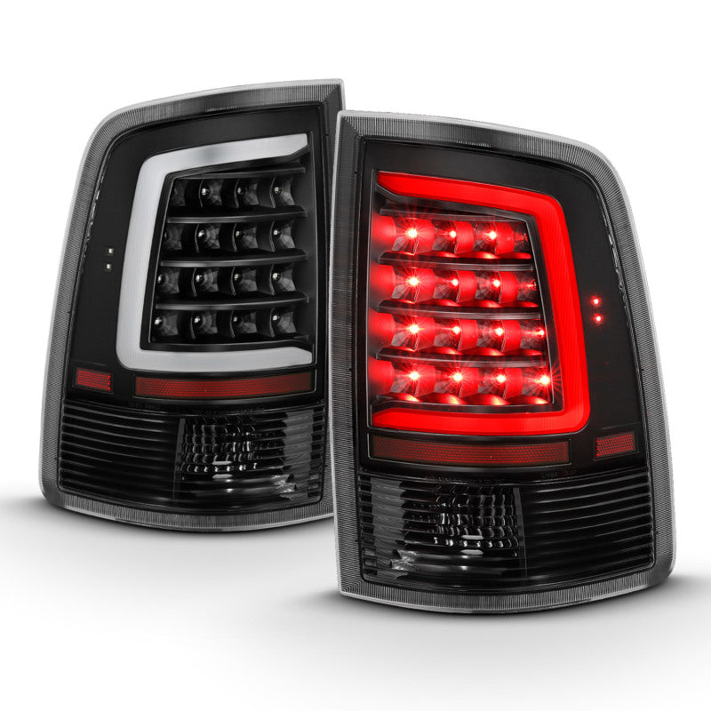 ANZO 2009-2018 Dodge Ram 1500 LED Taillight Plank Style Black - 311318-C-Dub Tech