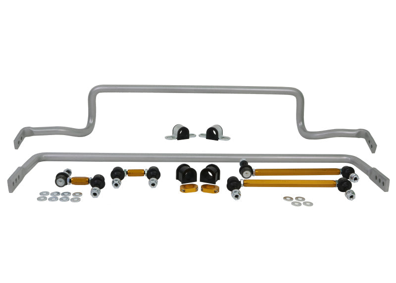 Whiteline 08-17 Mitsubishi Lancer Front & Rear Sway Bar Kit - BMK007