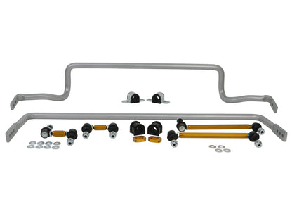 Whiteline 08-17 Mitsubishi Lancer Front & Rear Sway Bar Kit - BMK007