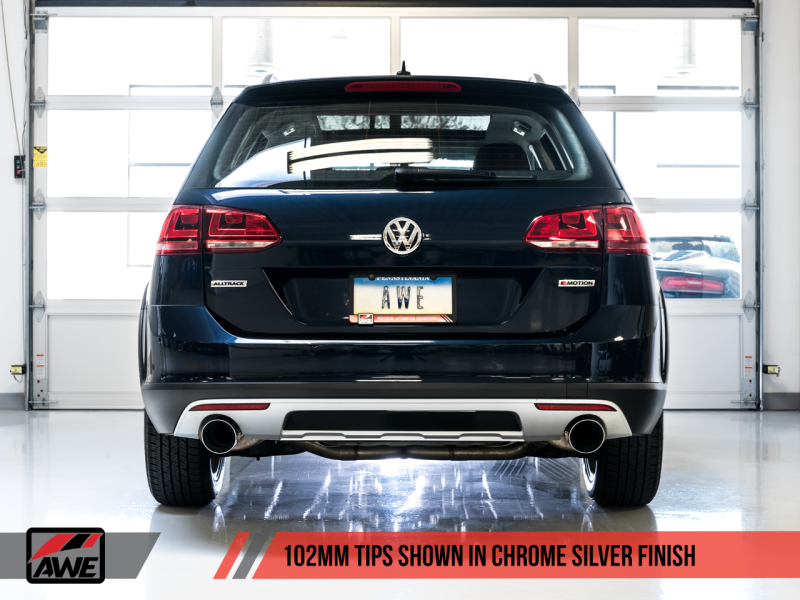 AWE Tuning VW MK7 Golf Alltrack/Sportwagen 4Motion Touring Edition Exhaust - 3015-32098-C-Dub Tech