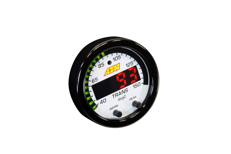 AEM X-Series Temperature 100-300F Gauge Kit (ONLY Black Bezel and - 30-0302