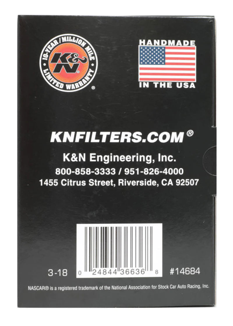 K&N Universal Round Clamp-On Air Filter 3in Flange ID x - RU-5288