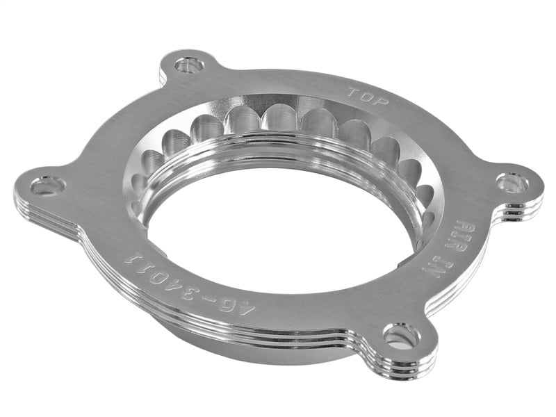 aFe Silver Bullet Throttle Body Spacer 14 Chevrolet Corvette V8 - 46-34011-C-Dub Tech