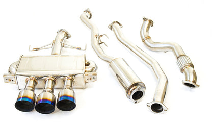 Invidia 17-19 Honda Civic Type R Q300 Triple Titanium Tip - HS17CTRFQ33ST