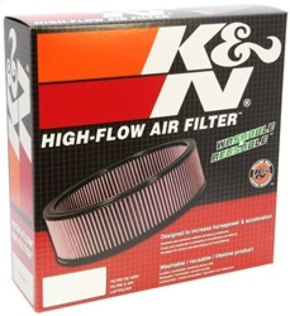 K&N Replacement Air Filter GM CARS V8, 1966-76 - E-1220