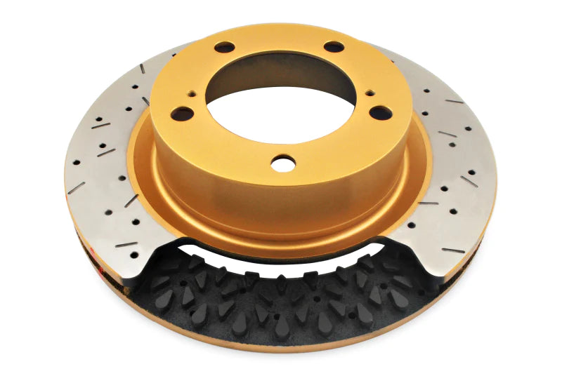 DBA 97-12 Chevrolet Corvette 5000 Series Slotted Front Rotor (Black - 52994BLKXS