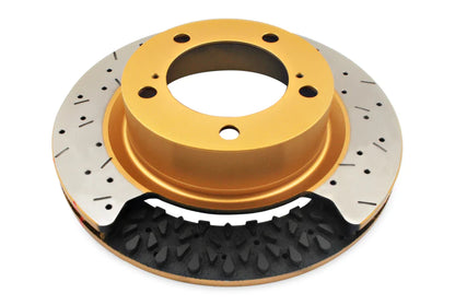DBA 97-12 Chevrolet Corvette 5000 Series Slotted Front Rotor (Black - 52994BLKXS