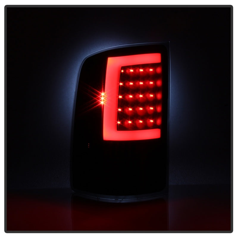 xTune 07-13 GMC Sierra 1500 LED Tail Lights - Black - 9038518