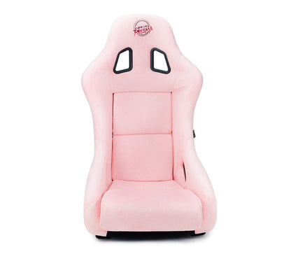 NRG FRP Bucket Seat Prisma Edition w/ Pearlized Back and - FRP-303PK-PRISMA