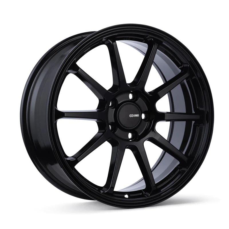 Enkei PX-10 16x7 5x100 45mm Offset 72.6mm Bore Gloss Black - 536-670-8045BK