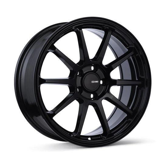 Enkei PX-10 18x8 5x112 45mm Offset 72.6mm Bore Gloss Black - 536-880-4445BK