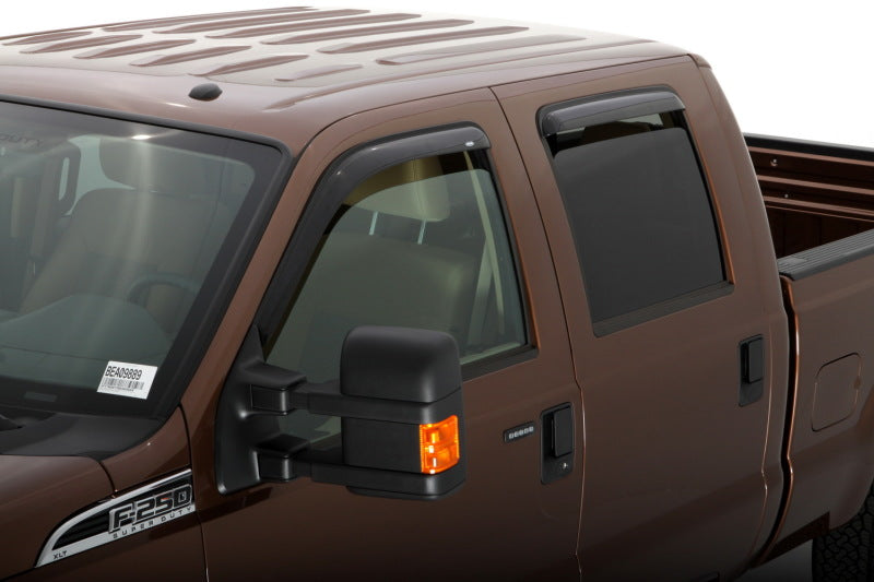 AVS 99-16 Ford F-250 Supercab Ventvisor Outside Mount Window Deflectors - 94522-C-Dub Tech