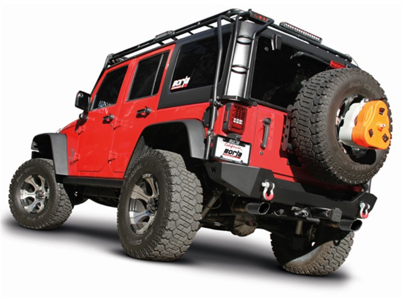 Borla 12-16 Jeep Wrangler 3.6L AT/MT 4DR 4WD S SQ - 140459BC-C-Dub Tech