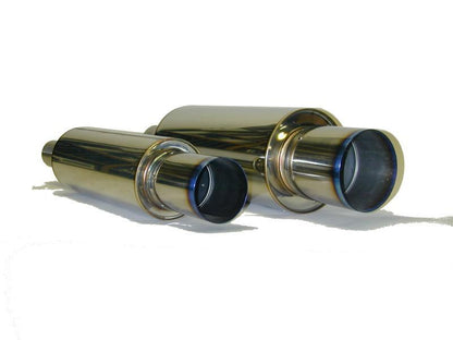 HKS Universal Stainless Hi Power 170mm Titanium Muffler - 34005-FK001