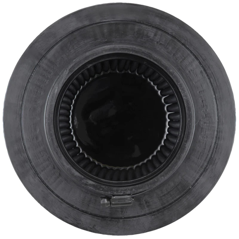 K&N Universal Rubber Filter-Round Tapered 4.5in Flange ID x 8in - RU-5283HBK
