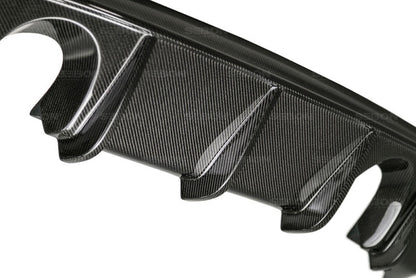 Seibon 15-16 Ford Focus OE-Style Carbon Fiber Rear Bumper Lip - RD16FDFO-OE