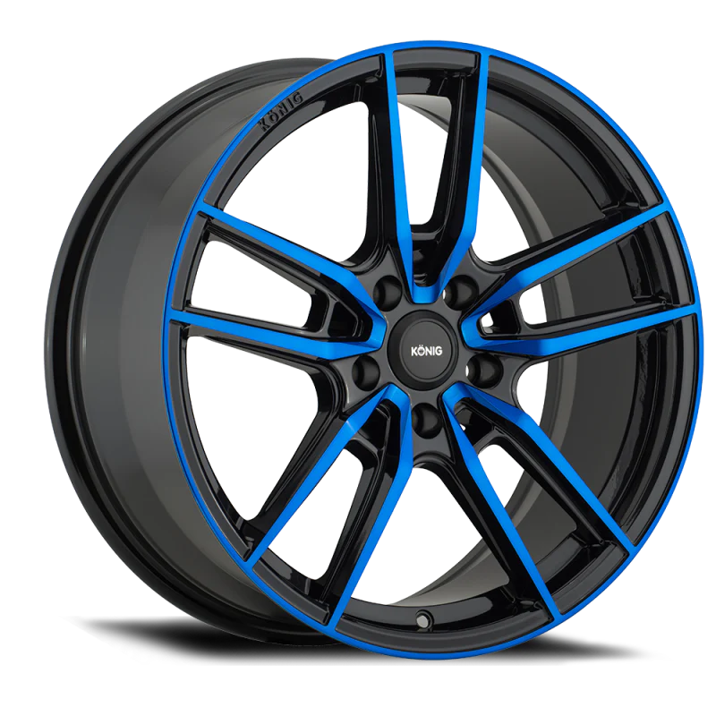 Konig Myth 18x8 5x112 ET43 Gloss Black w/ Blue Tinted - MY8851243F
