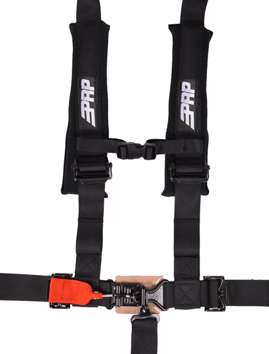 PRP 5.2 Harness with Shoulder Straps Sewn to Lap- Black - SB5.2S