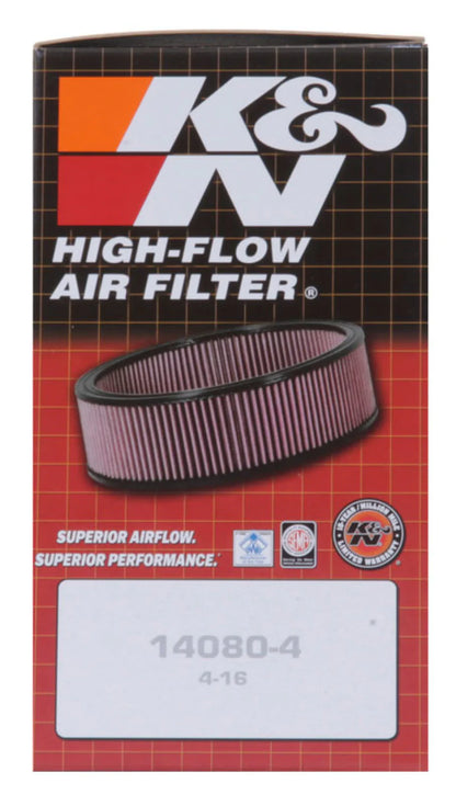 K&N Custom Racing Filter Assembly - Cotton Gauze - 1.75 - 56-9128