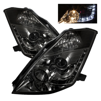 Spyder Nissan 350Z 03-05 Projector Headlights Halogen Model Only - - 5064752