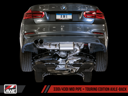 AWE Tuning BMW F3X 28i / 30i Touring Edition Axle-Back - 3010-23022-C-Dub Tech