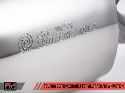 AWE Tuning VW MK7 Golf Alltrack/Sportwagen 4Motion Touring Edition Exhaust - 3015-33098-C-Dub Tech