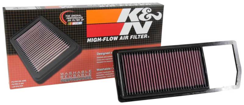 K&N 16-17 Fiat 500 L4-1.3L DSL Replacement Drop In Air - 33-3070