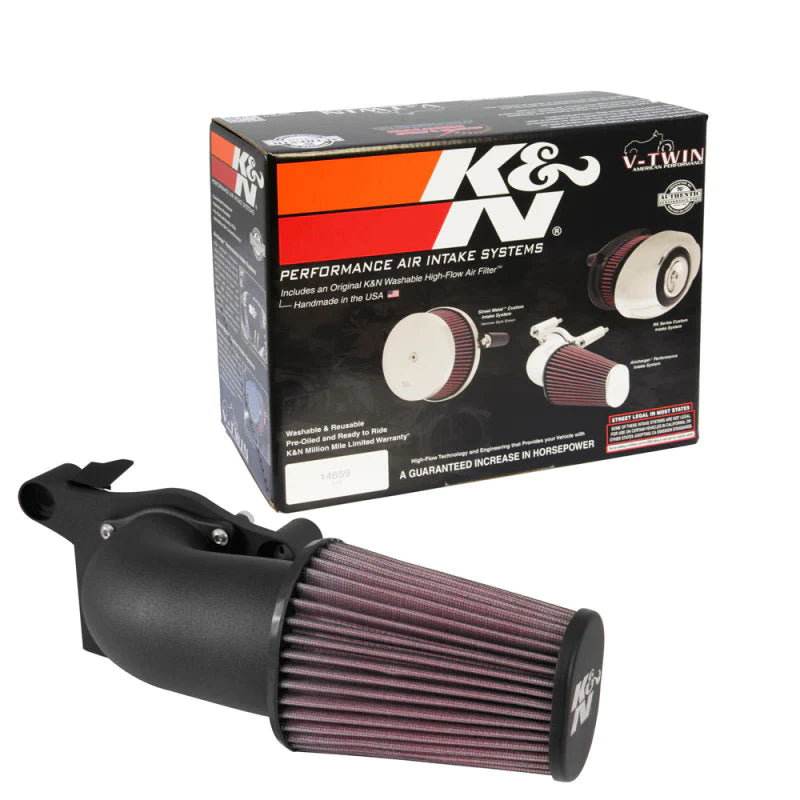 K&N 2017 Harley-Davidson H/D Touring Models Aircharger Performance Intake - - 63-1138