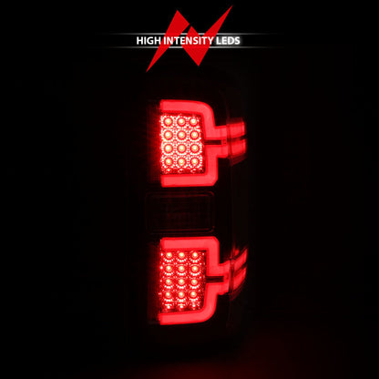 ANZO 2014-2018 Chevy Silverado 1500 LED Taillights Black - 311289-C-Dub Tech