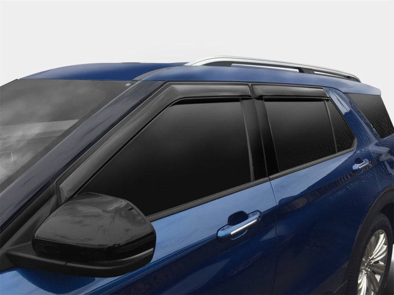 AVS 2020 Ford Explorer Ventvisor Outside Mount Window Deflectors 4pc - 94332-C-Dub Tech