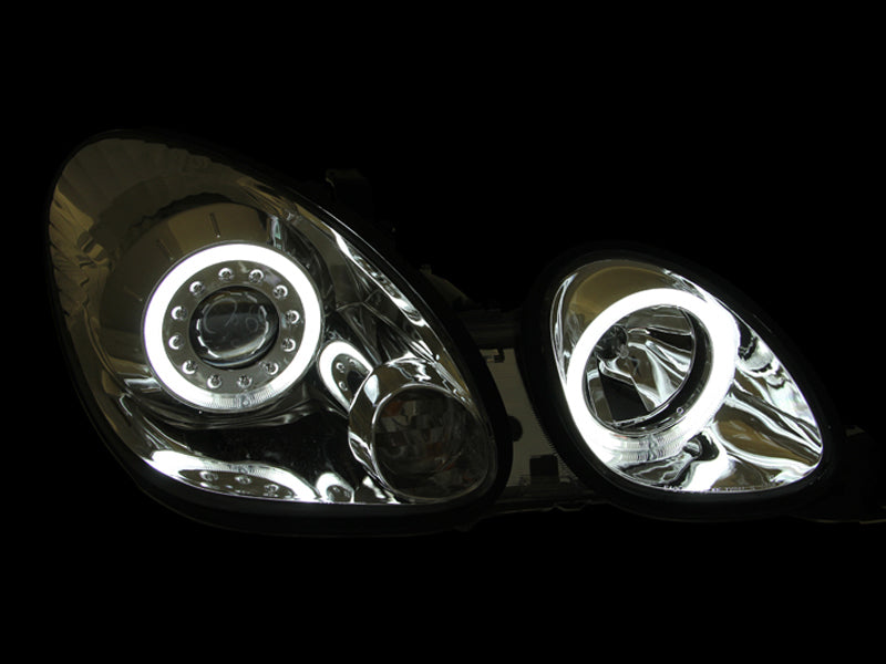 ANZO 1998-2005 Lexus Gs300 Projector Headlights w/ Halo Chrome - 121143-C-Dub Tech