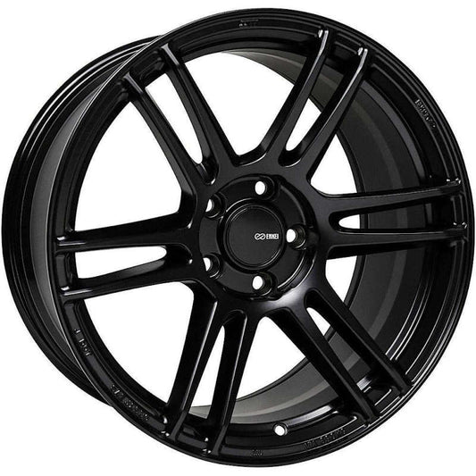 Enkei TSR-6 18x9.5 5x114.3 45mm Offset 72.6mm Bore Matte Black - 530-895-8045BK