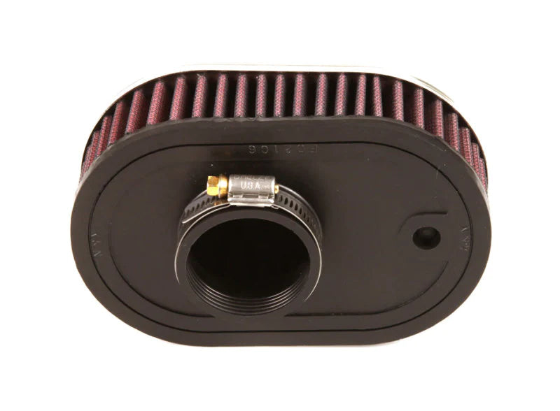 K&N Universal Chrome Filter-Oval Straight 4.5 Inch O/S Width 7 - RA-071V