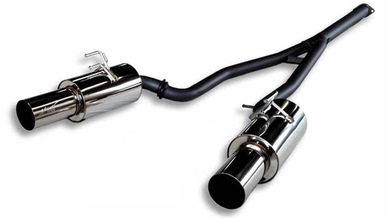 HKS 08-09 Evo 10 Hi-Power Dual Tip Catback Exhaust - 31008-BM001