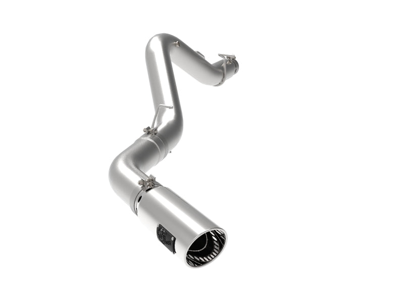 aFe Large Bore-HD 5 IN 409 SS DPF-Back Exhaust System - 49-44125-P