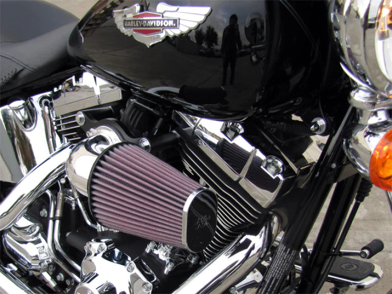 K&N 01-11 Harley Davidson FX / FL Aircharger Performance Intake - 63-1125P
