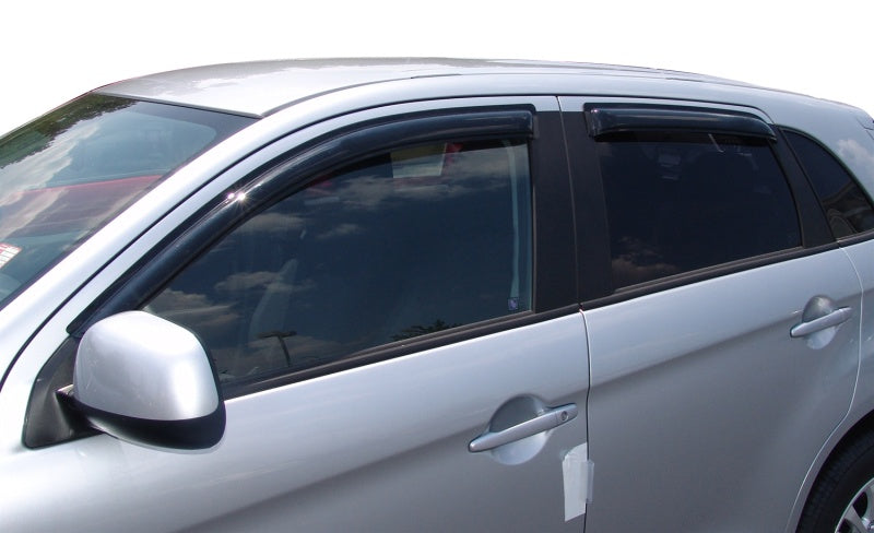 AVS 11-13 Mitsubishi Outlander Sport Ventvisor Outside Mount Window Deflectors - 94191-C-Dub Tech